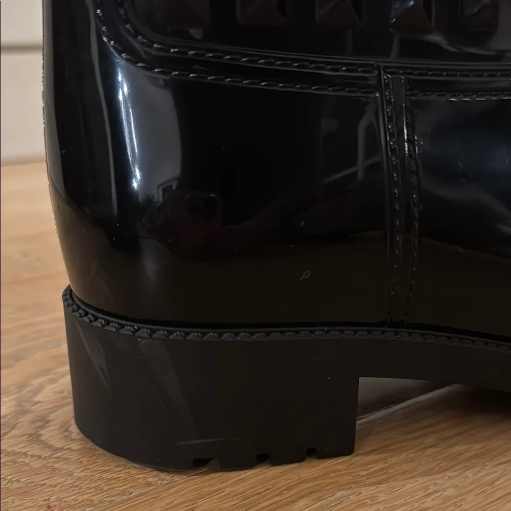 Valentino Rockstud Patent Rain Boots - Picture 14 of 15